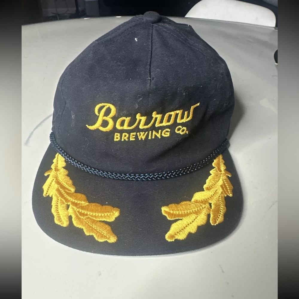 Imperial Barrow Brewing Co. Hat Cap Mens Adjustable Navy Blue Strapback